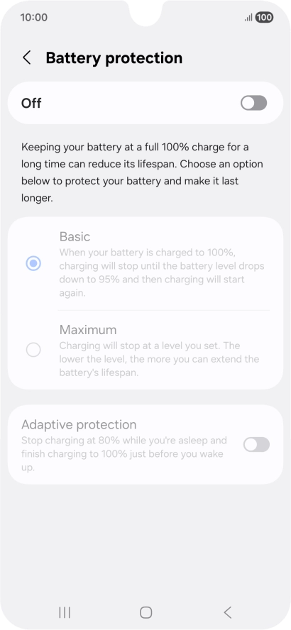 Press the indicator to turn the function on or off. Press the indicator to turn the function on or off.