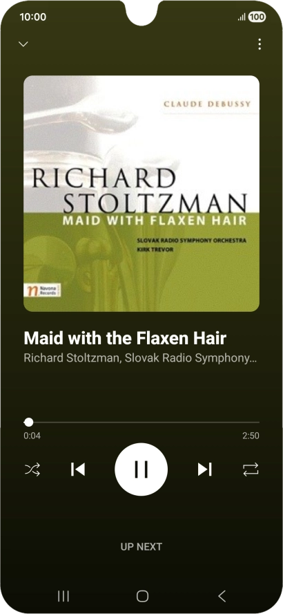 Press arrow right to go to the next audio file. Press arrow right to go to the next audio file.
