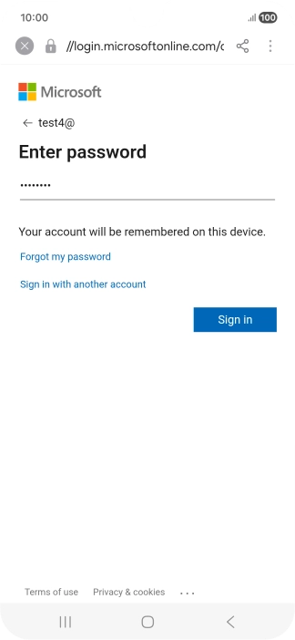 Press Sign in. Press Sign in.