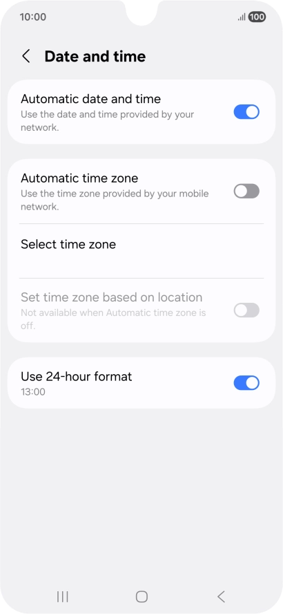 Press the indicator next to Press the indicator next to