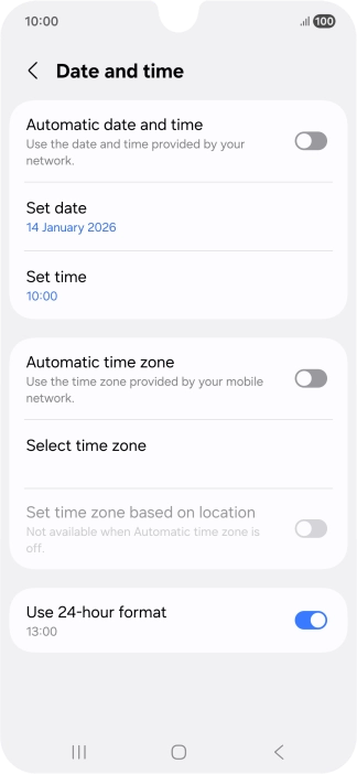 Press the indicator next to Press the indicator next to