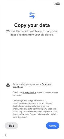 Press Agree. Press Agree.