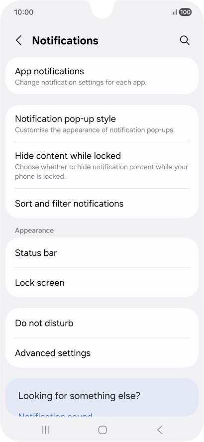 Press App notifications. Press App notifications.