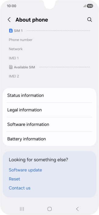 Press Software information. Press Software information.