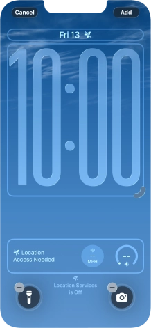 To customise the way the lock screen date is displayed, press the date widget and follow the instructions on the screen to select the required widget display mode. To customise the way the lock screen date is displayed, press the date widget and follow the instructions on the screen to select the required widget display mode.