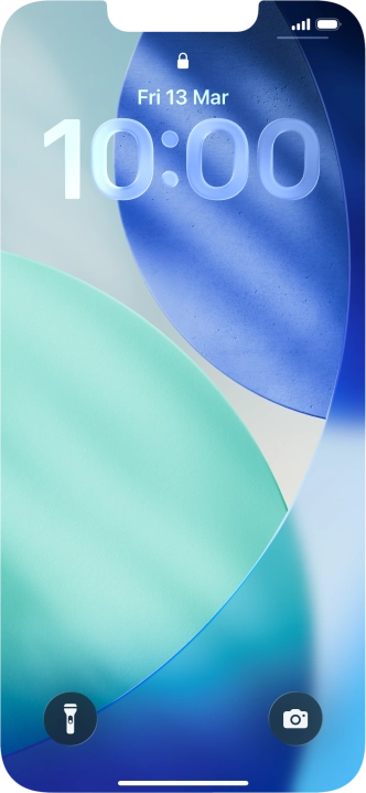 Press and hold anywhere on the lock screen. Press and hold anywhere on the lock screen.