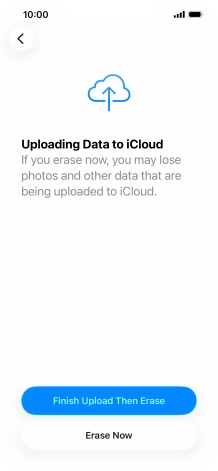 Press Erase Now. Press Erase Now.