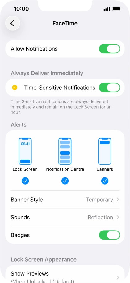 Press the indicator next to Press the indicator next to