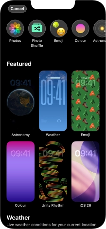 Press the required category and follow the instructions on the screen to select the required background image. Press the required category and follow the instructions on the screen to select the required background image.