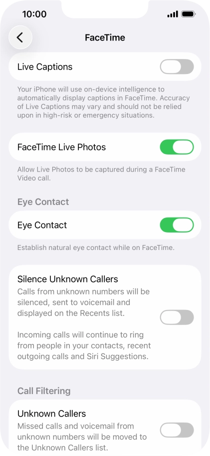 Press the indicator next to Press the indicator next to