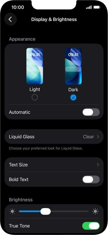 Press the indicator next to Press the indicator next to