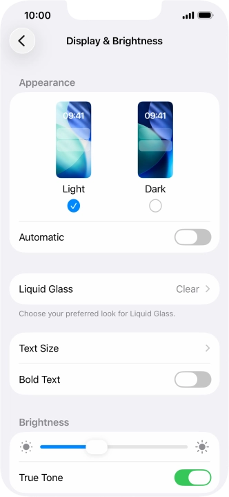 Press Dark. Press Dark.