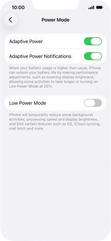 Press the indicator next to Press the indicator next to