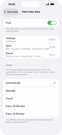 Press the indicator next to Press the indicator next to