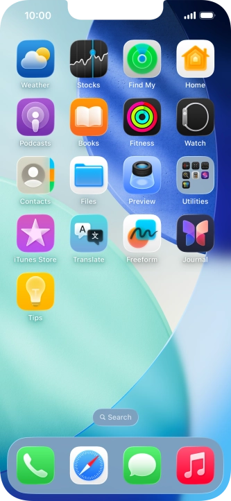 Press and hold anywhere on the home screen. Press and hold anywhere on the home screen.