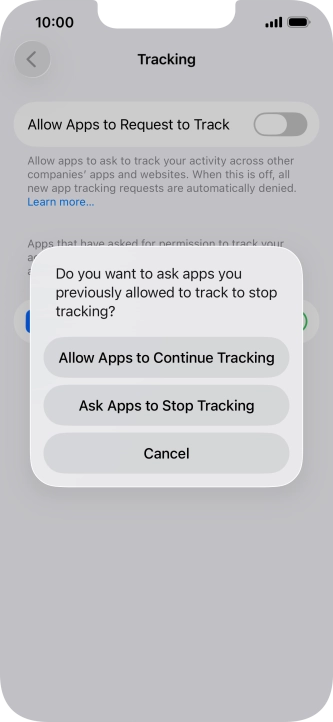 If you turn off the function, press the required setting. If you turn off the function, press the required setting.