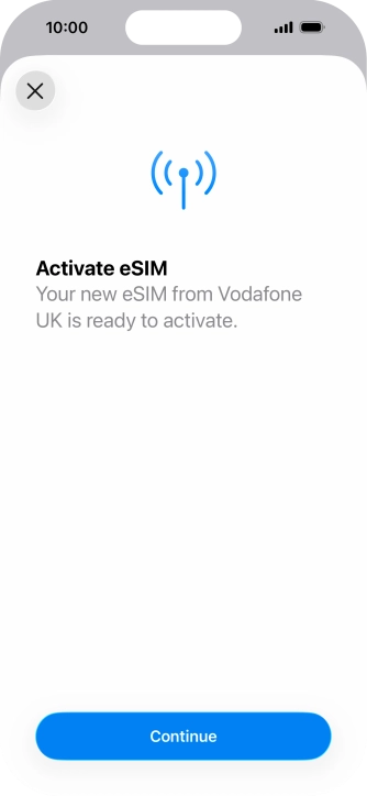 Press Continue. Press Continue.