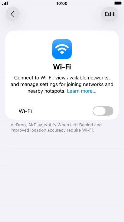 Press the indicator next to Press the indicator next to