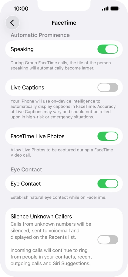Press the indicator next to Press the indicator next to