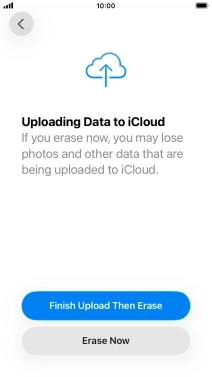 Press Erase Now. Press Erase Now.