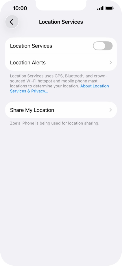 Press the indicator next to Press the indicator next to