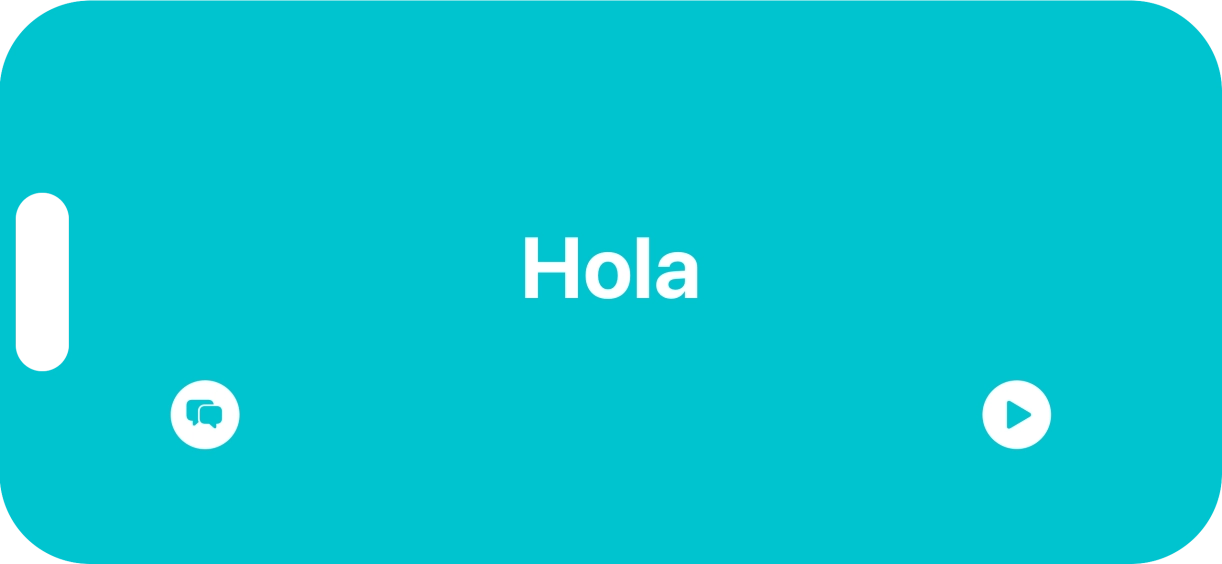 Press the split view icon to go back to display of both languages. Press the split view icon to go back to display of both languages.