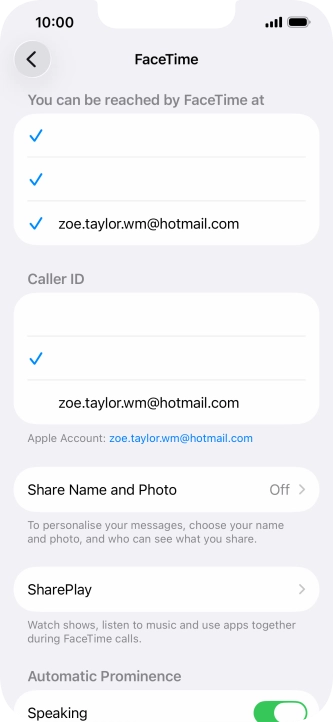 Press the required setting below Press the required setting below