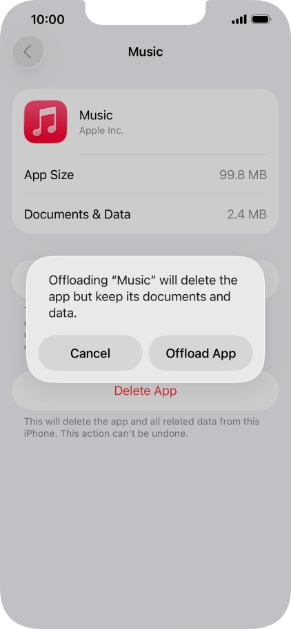 Press Offload App. Press Offload App.