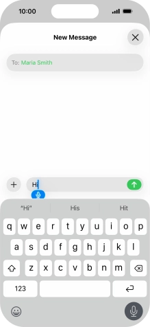 Press the microphone icon to end dictation. Press the microphone icon to end dictation.