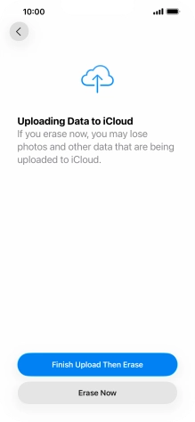 Press Erase Now. Press Erase Now.