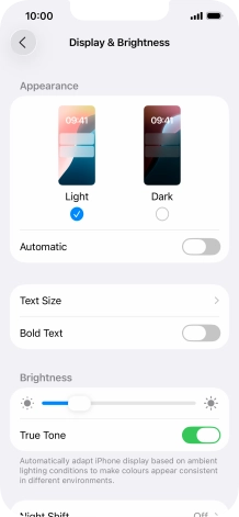 Press Dark. Press Dark.
