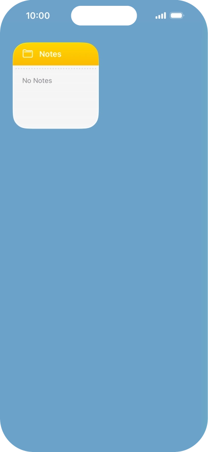 Press and hold the required Widget Stack. Press and hold the required Widget Stack.