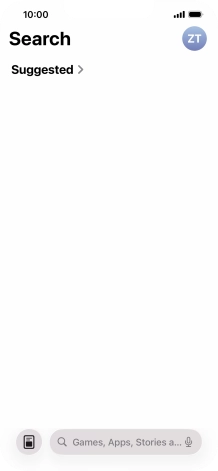 Press the search field and key in the name or subject of the required app. Press the search field and key in the name or subject of the required app.