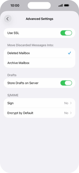 Press the indicator next to Press the indicator next to