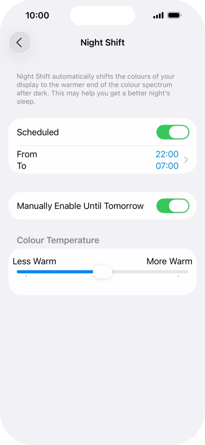 Press and drag the indicator below Press and drag the indicator below