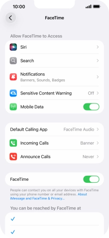 Press the indicator next to Press the indicator next to