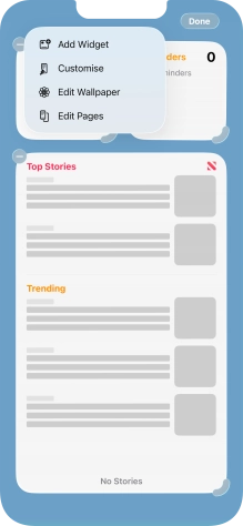 Press Add Widget. Press Add Widget.