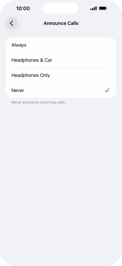 Press Always to turn on the function when silent mode is turned off. Press Always to turn on the function when silent mode is turned off.