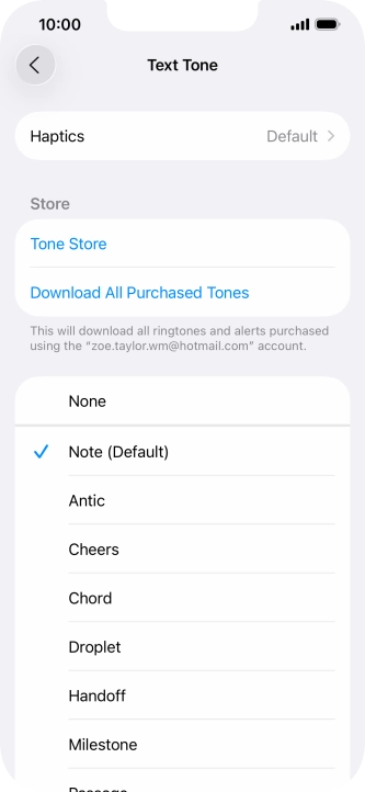 Press the required message tones to hear them. Press the required message tones to hear them.