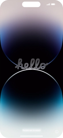 Slide your finger upwards starting from the bottom of the screen. Slide your finger upwards starting from the bottom of the screen.