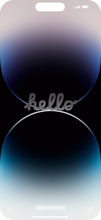 Slide your finger upwards starting from the bottom of the screen. Slide your finger upwards starting from the bottom of the screen.