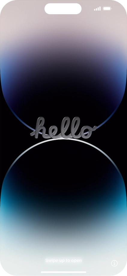 Slide your finger upwards starting from the bottom of the screen. Slide your finger upwards starting from the bottom of the screen.