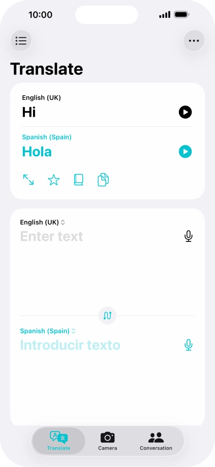 Press the full screen icon. Press the full screen icon.