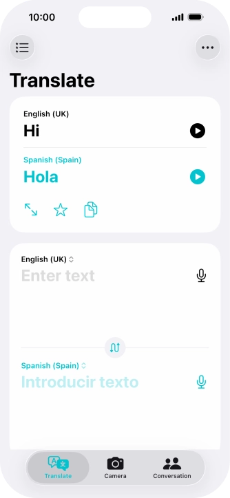 Press the full screen icon. Press the full screen icon.