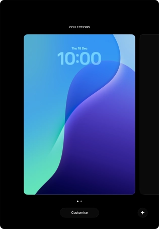 Press the add icon. Press the add icon.