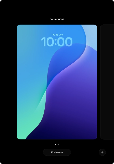 Press the add icon. Press the add icon.