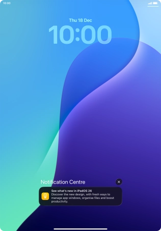 Press the required notification and follow the instructions on the screen to use the selected function. Press the required notification and follow the instructions on the screen to use the selected function.