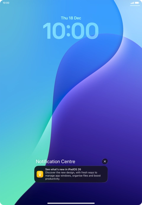 Press the required notification and follow the instructions on the screen to use the selected function. Press the required notification and follow the instructions on the screen to use the selected function.