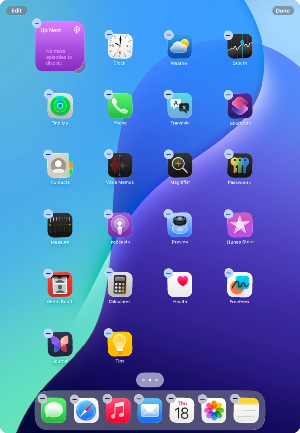 Press Done. Press Done.