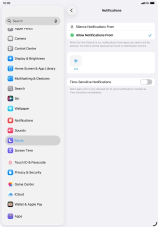 Press the indicator next to Press the indicator next to